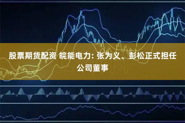 股票期货配资 皖能电力: 张为义、彭松正式担任公司董事