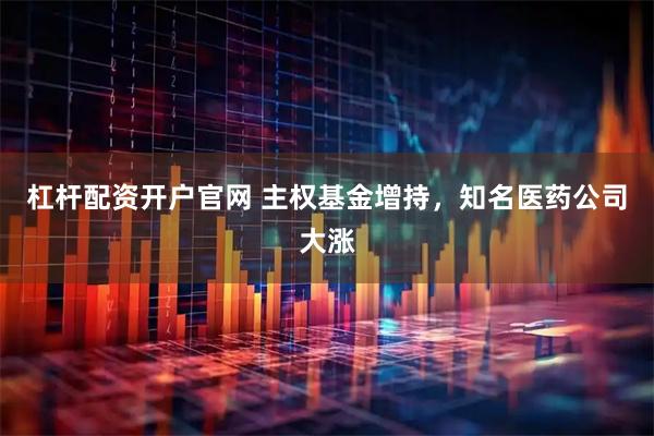 杠杆配资开户官网 主权基金增持，知名医药公司大涨